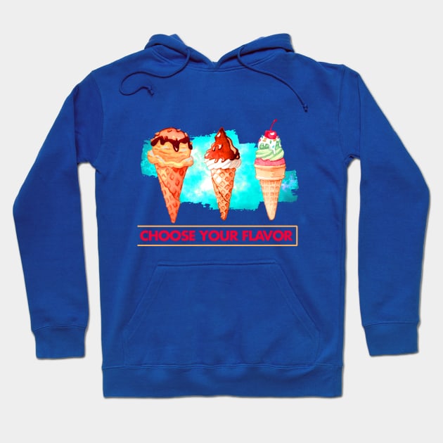 ICE CREAM FLAVOR Hoodie by theanomalius_merch